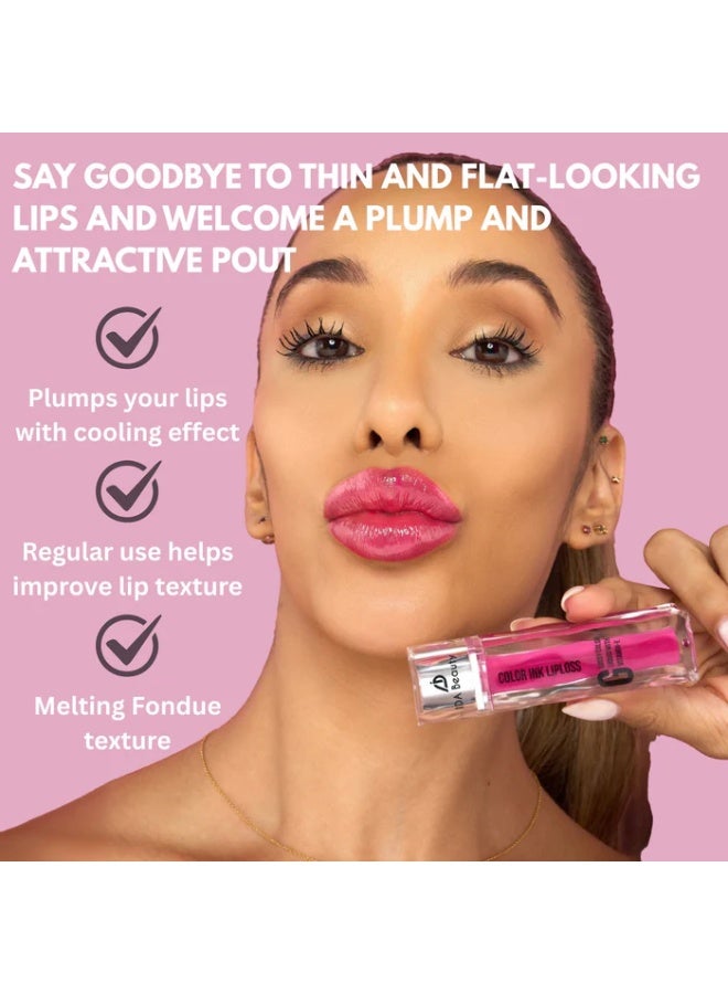 IDA Beauty IDA Colour Ink Lip Gloss Bundle – Long-Lasting Glossy Liquid Lipsticks with Vitamin E – Non-Sticky, Hydrating, Bold Colors – Pack of 5 – Lip Shine Set for Women & Girls - Image 2