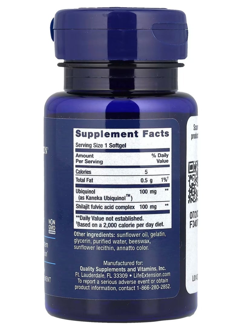 Life Extension, Super Ubiquinol CoQ10 with Enhanced Mitochondrial Support, 100 mg, 30 Softgels - Image 2