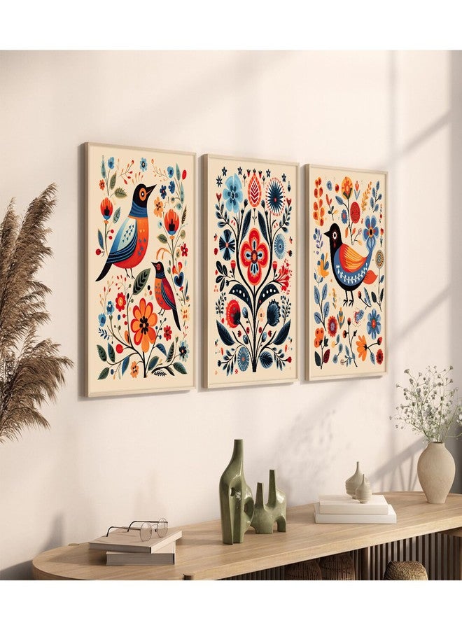 Pennclys Colorful Flower Prints Wall Art 16x24 - Image 5