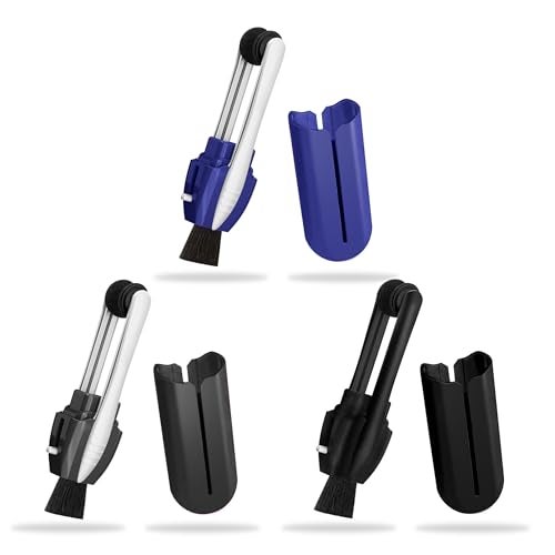 FRESHSOLO Portable Microfiber Eyeglass Cleaner (3 Count), Efficient and Durable Carbon Microfiber Technology, Lens Cleaner with Carbon Microfiber Tech and Mini Sunglasses Brush Cleaning Tool - Image 1