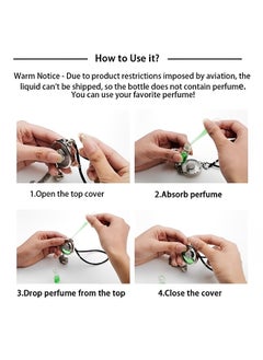 REOCLE Refreshing Diffuser Container Car Logo Perfume Pendant Crystal Ornament Car Air Refreshing Diffuser Container for Rearview Mirror Pendant  - Image 4