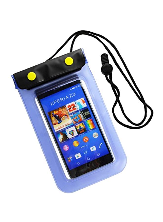 NIBEMINENT Protective Case Pouch LG Escape2 4.7-Inch/Leon/Optimus F60/Lancet/LG Transpyre/ASUS PadFone X Mini Blue/Black/Clear - Image 1