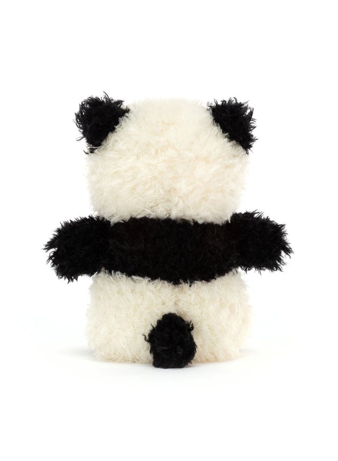 Jellycat باندا صغيرة محشوة – لعبة ناعمة مع أرجل مطاطية، هدية عيد الحب لطيفة للأطفال والبالغين، مجموعة جليكات، 18 سم - Image 2