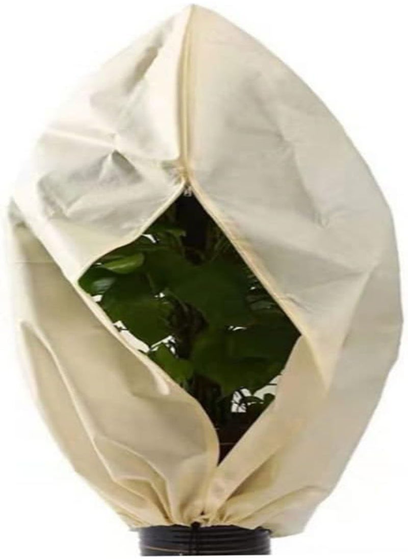 GGOOT - Plant Fleece Frost Protection Covers with Zips Plant Warming Jackets Winter Garden Fleece Bags for Shrub, Plant Fleece, Plant Protection Cover with Zips, Plant Warming Jacket - Image 1