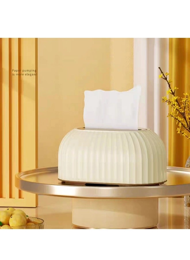 نادراب غطاء علبة المناديل، صندوق تخزين المناديل لغرفة المعيشة وغرفة النوم والحمام والمكتب والسيارة - Image 5