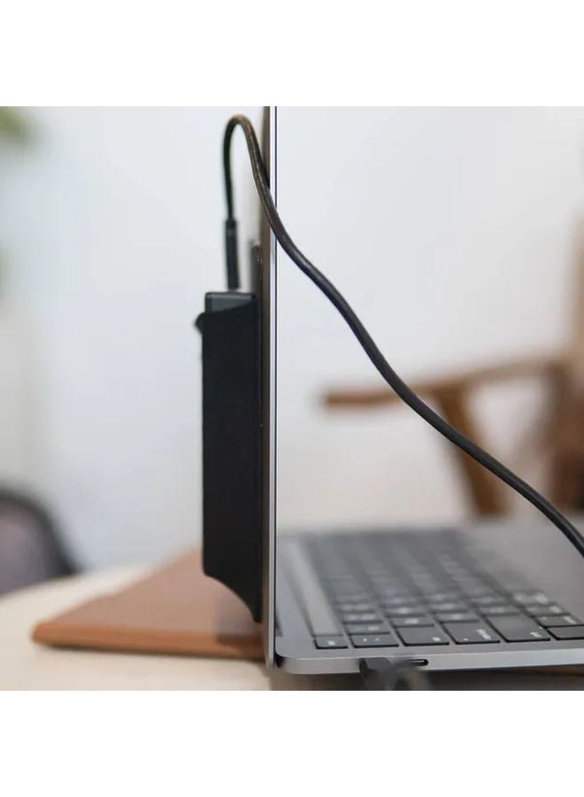 Portable External Hard Drive Carrying Case Black Storage Organizer For Battery Pack Wireless Mouse Cables Earphones - Image 5