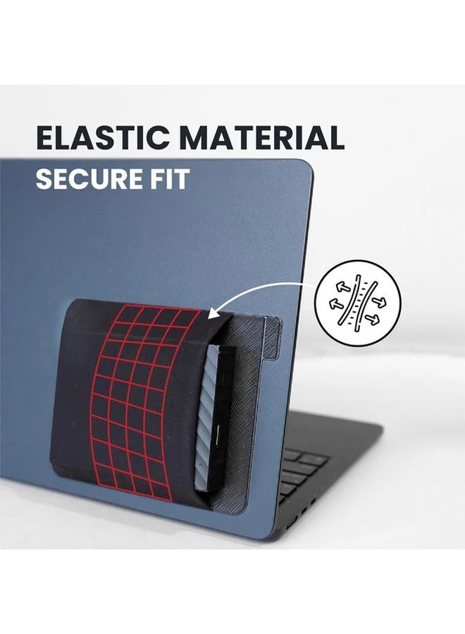 Portable External Hard Drive Carrying Case Black Storage Organizer For Battery Pack Wireless Mouse Cables Earphones - Image 4