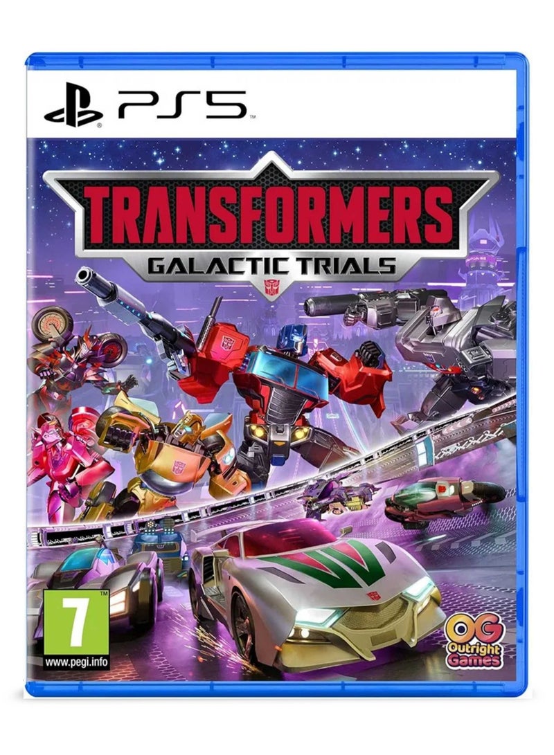 بلاي ستيشن Transformers Galactic Trials إصدار PS5 - لعبة سباق وقتال بأسلوب التحول الديناميكي - Image 1