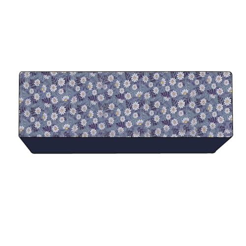 Wings Star Split ac Cover for Indoor and Outdoor Unit of 1.5 ton ac Waterproof and dustproof Grey Floral Pattern KUM10 - Image 3
