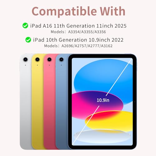 COO for iPad A16 11th 10th Generation Case with Keyboard, Detachable Wireless Bluetooth Keyboard Case with Pencil Holder for iPad 11 inch 2025 10th Gen 10.9 Inch 2022 - Image 2