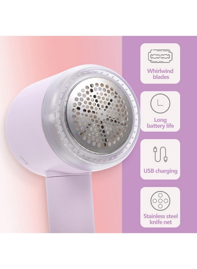 Panchhi Store Lint Remover Rechargeable Lint Remover for Clothes with Lint Roller for Woolen Sweaters, Blankets, Jackets/Burr Remover Pill Remover from Carpets, Curtains 6 Blades Portable - Image 4