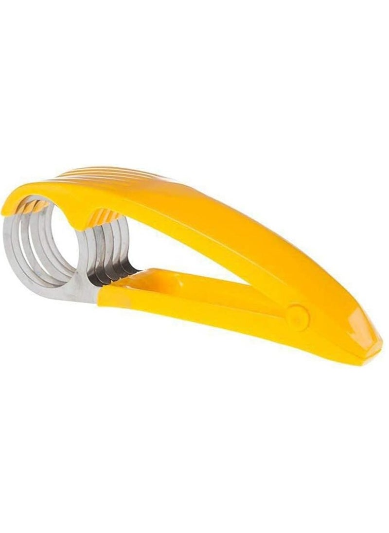 Generic - Altheqa Banana Slicer, Banana Cutter Stainless Steel, Banana Cutter Slicer, Handheld Fruit Tools, Multifunctional Slicer, for Vegetable Kitchen Tools Kitchen Accessories - Image 1