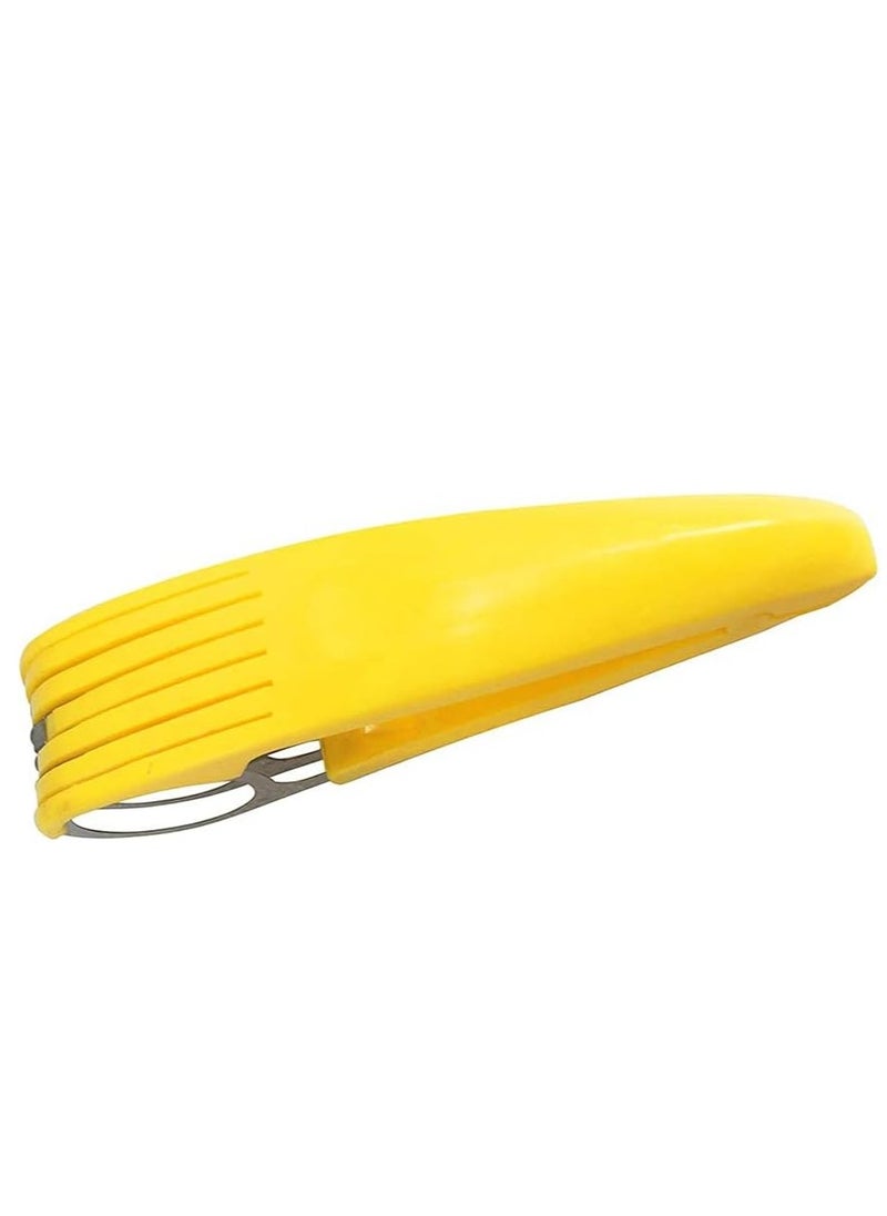 Generic - Altheqa Banana Slicer, Banana Cutter Stainless Steel, Banana Cutter Slicer, Handheld Fruit Tools, Multifunctional Slicer, for Vegetable Kitchen Tools Kitchen Accessories - Image 1