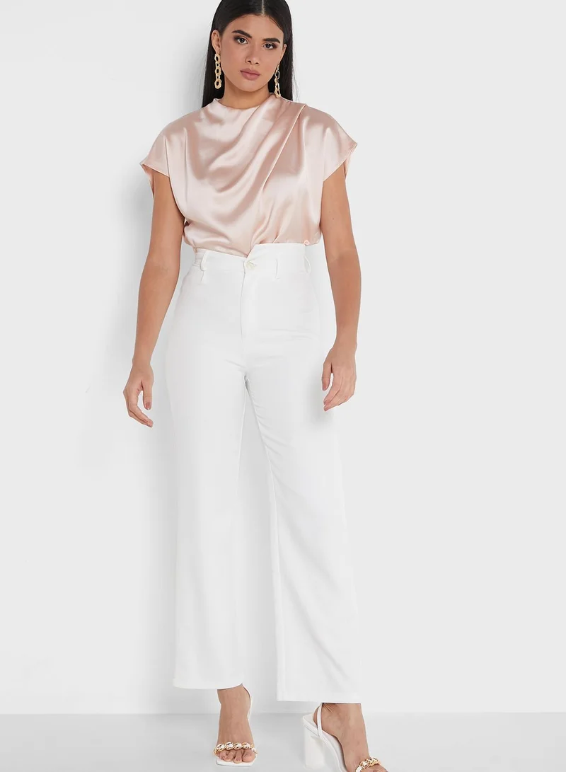 DEBENHAMS High Neck Oversized Top