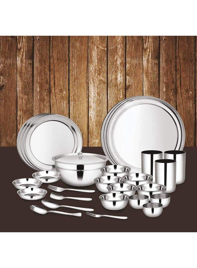 Shri & Sam Stainless Steel Dinner Set Shagun (45 Pcs Set) - Image 4