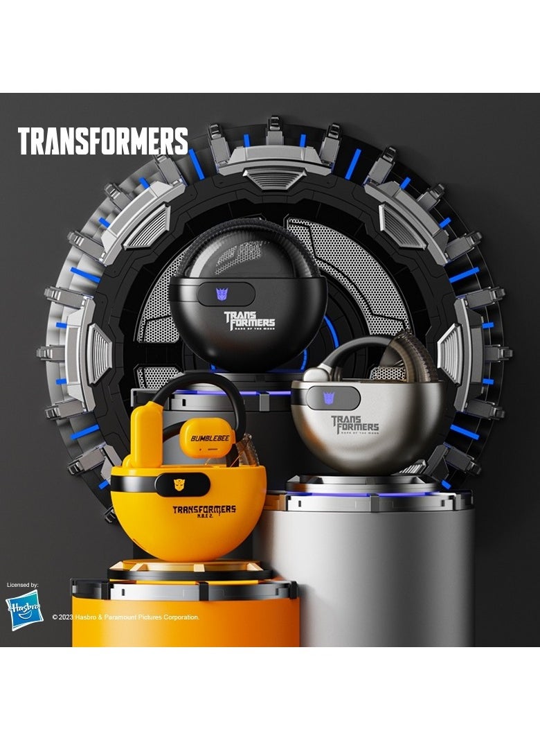 TRANSFORMERS Transformers TF-T09 TWS Wireless Headphones Bluetooth 5.3 Yellow Game Sports  - Image 2