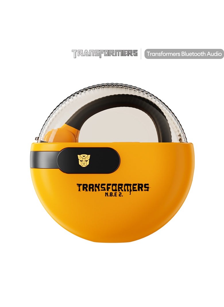 TRANSFORMERS Transformers TF-T09 TWS Wireless Headphones Bluetooth 5.3 Yellow Game Sports  - Image 1