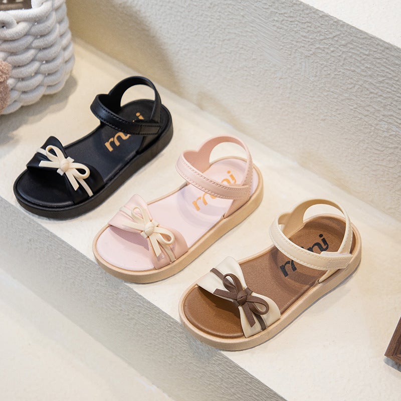 New Summer Cute Cartoon Slippers For Outdoor Use For Girls And Babies, Soft-Soled Children'S Slippers, Wear-Resistant Princess Sandals - Image 5