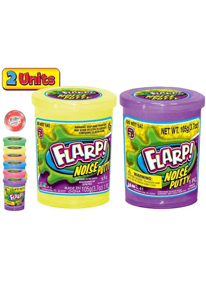 Ja-Ru Flarp Noise Putty Scented Squishy Sensory Toys For Easter, Autism Stress Toy, Great Party Favors Fidget For Kids And Adults Boys & Girls. (2 Units Assorted) 41-2P - Image 5