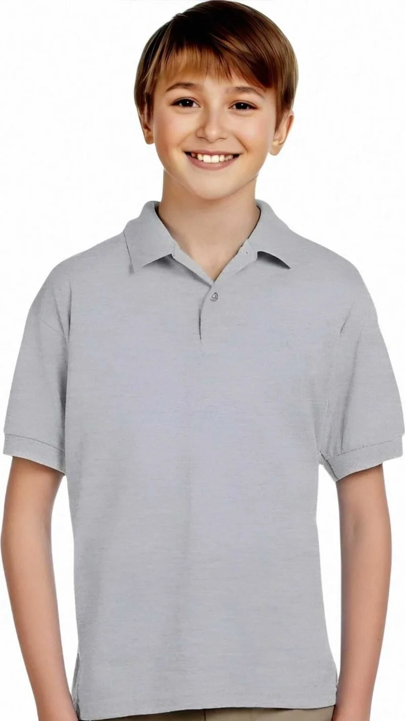 Tezzgelsin 3-Piece Boys Cotton Polo Collar T-Shirt Daily and School Uniform School T-Shirt