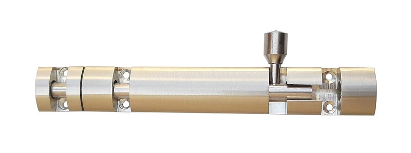 KURIC KURIC Premium Stainless Steel Tower Bolt 6 Inch Tower Bolt for Main Door and Bathroom Kundi Door Latch for Bedroom Chitakni Tower Bolt for Home Offices Doors Windows SS Finish Pack of 12  - Image 3