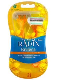 Pack of 2 Radix Riviera Orange 3 Blades