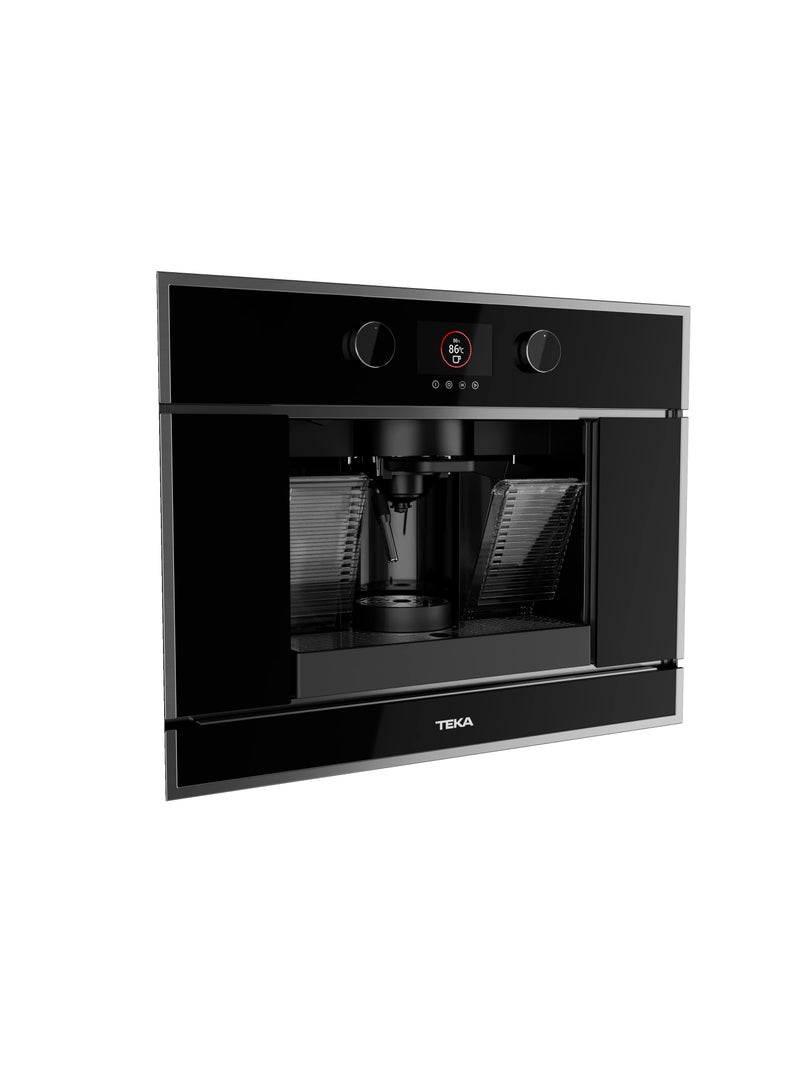 TEKA CLC 835 Multi capsule and ground built-in coffee machine  19 bar pump pressure 0.8 L 2200 W 40589513 Black Glass with StainlessSteel frame - Image 4