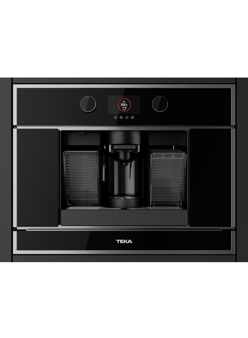 TEKA CLC 835 Multi capsule and ground built-in coffee machine  19 bar pump pressure 0.8 L 2200 W 40589513 Black Glass with StainlessSteel frame - Image 2