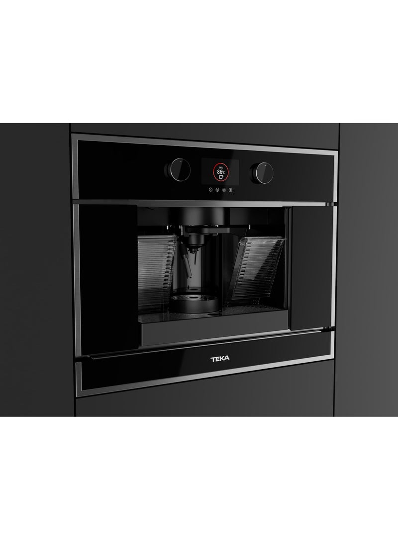TEKA CLC 835 Multi capsule and ground built-in coffee machine  19 bar pump pressure 0.8 L 2200 W 40589513 Black Glass with StainlessSteel frame - Image 5