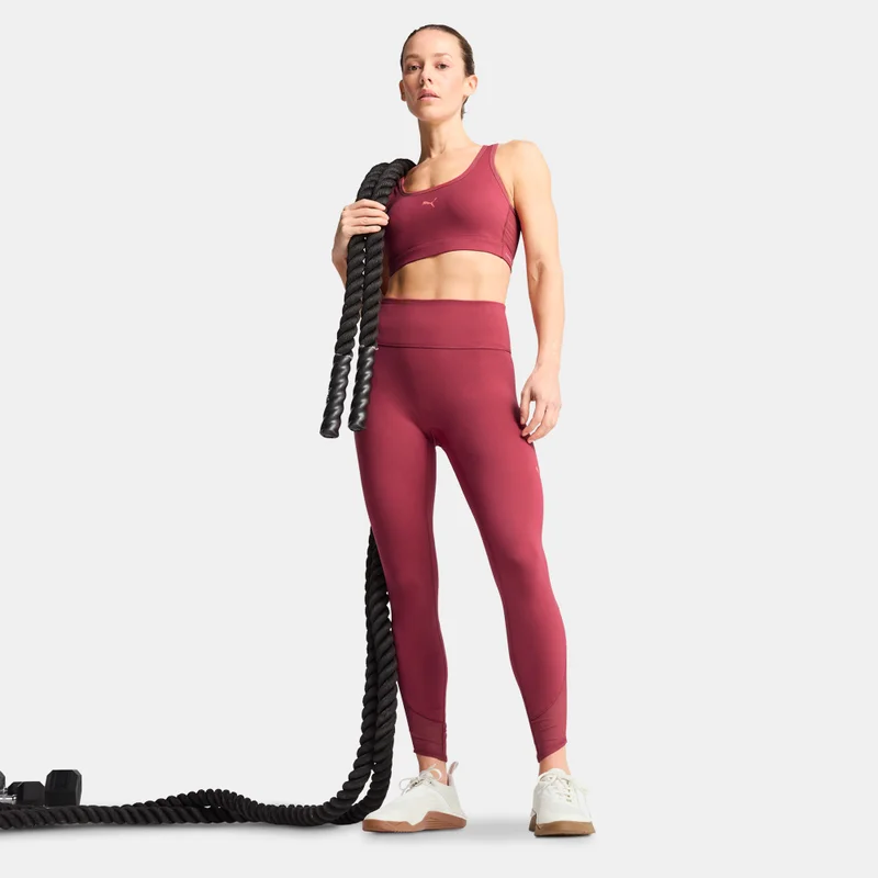 PUMA Red Women's 4KEEPS CLOUDSPUN Medium-Support Training Sports Bra for Women | Best Price UAE