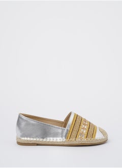 Jove JOVE Women's Casual Espadrilles GOLD/SILVER  - Image 1