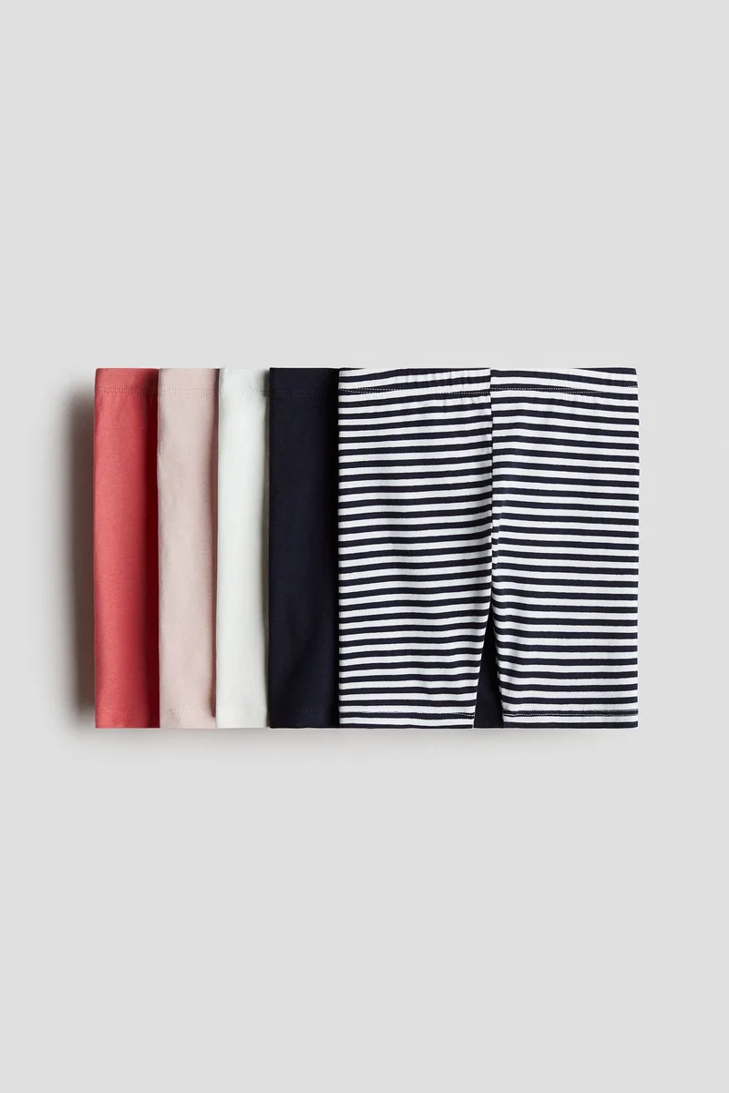 H&M 5-pack cotton cycling shorts