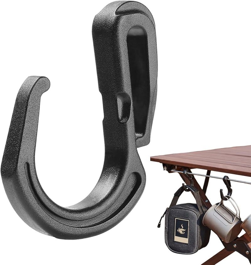 Heavy Duty Adjustable Carabiner Hanger 21mm For Outdoor Camping Bag Hook Storage - Image 1