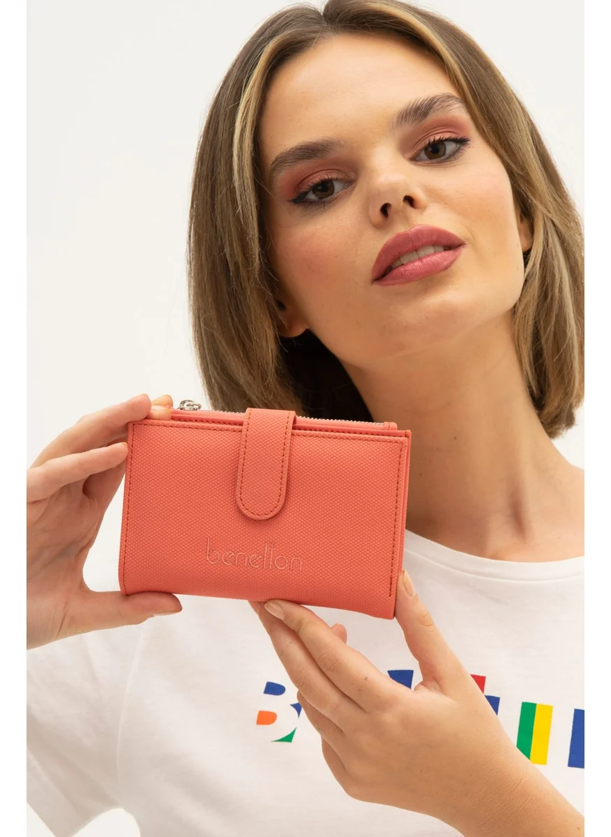 يونايتد كولورز أوف بينتيون Benetton Women's Wallet Coral BNT1300