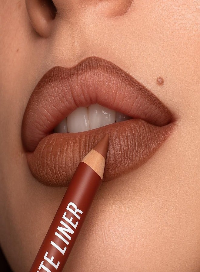 HUDACRUSH Super Matte Lipliner Set Of 12 - Pencil Waterproof, Nude, Professional Multicolored Long-Lasting for Women and Girls - Image 2