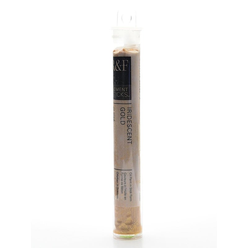 R&F Handmade Paints - Professional Oil Pigment Stick, Iridescent Gold, 38 ml - Image 5