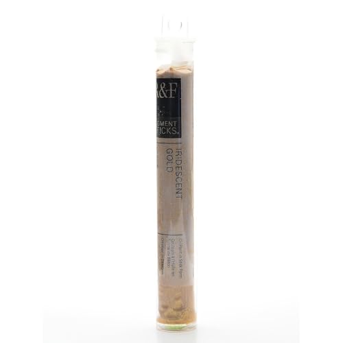 R&F Handmade Paints - Professional Oil Pigment Stick, Iridescent Gold, 38 ml - Image 1
