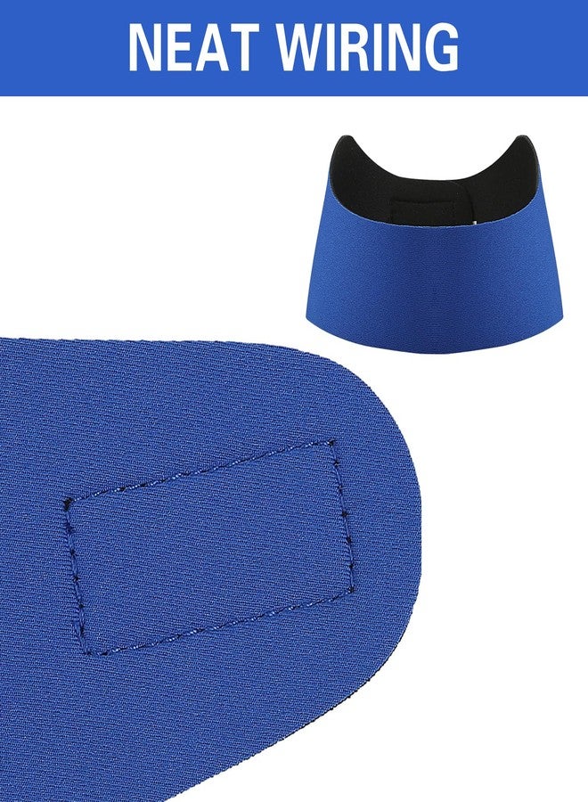 JINGHANGER 3PCS Dog Swim Cap Plugs, Waterproof Dog Bath Cap Ear Covers for Ear Protection for Bath, Swimming, Pet Grooming -Supply for Small Medium Large Dogs Puppies, Blue - Image 3