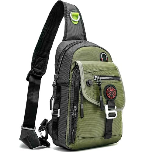 NICGID Sling Bag Chest Shoulder Backpack Crossbody Bags for Tablet Laptop Outdoor Hiking Men Women - Image 1