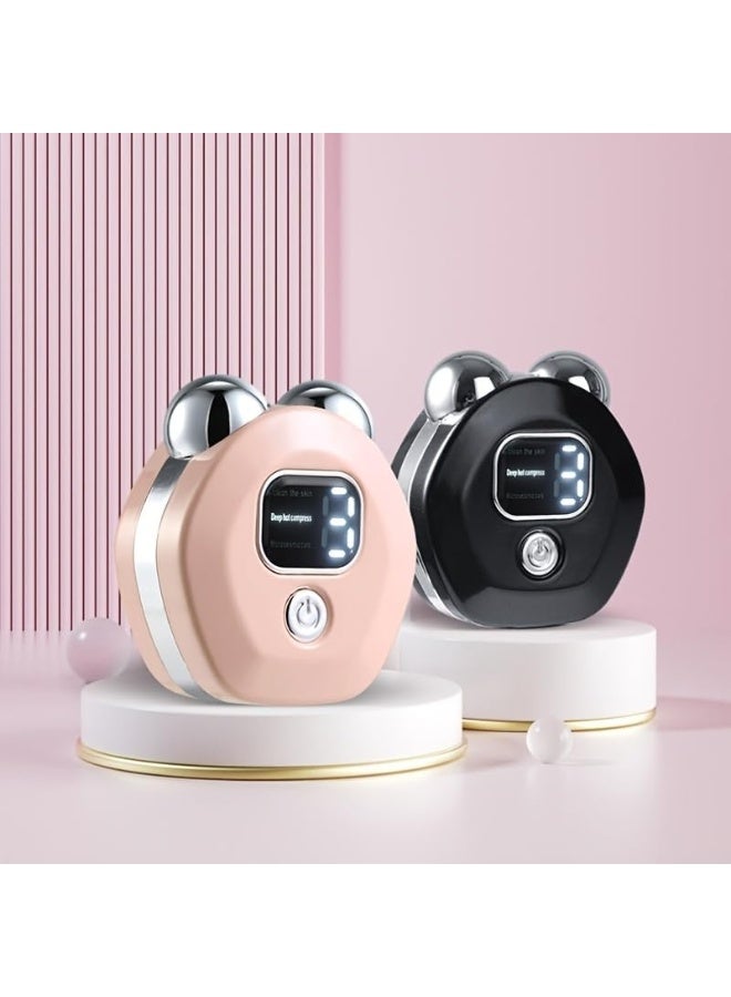 U-shaped microcurrent electric facial massager for skin tightening and double chin reduction - Image 1