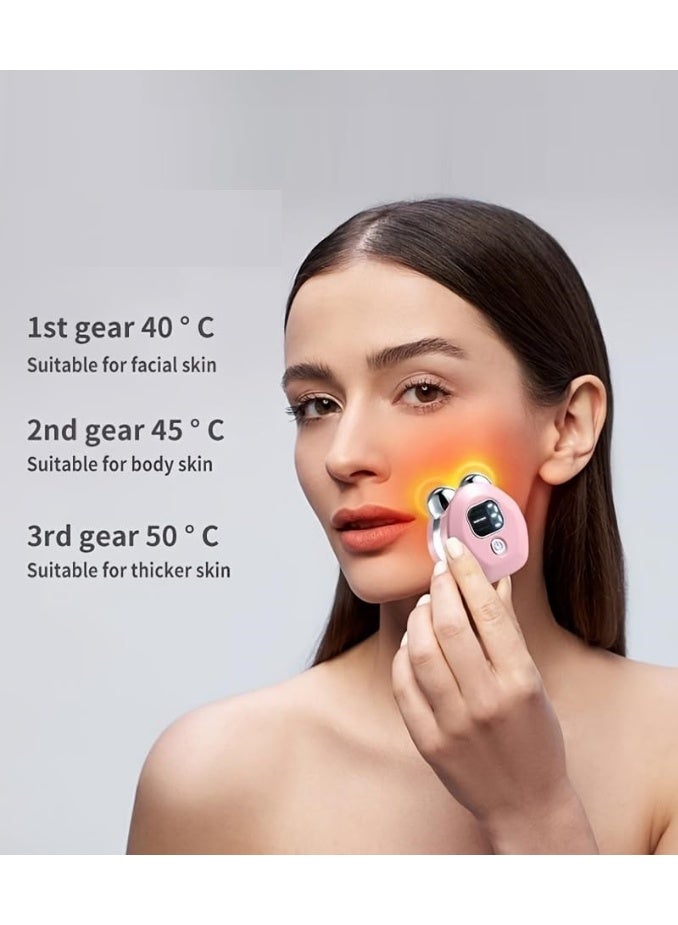 U-shaped microcurrent electric facial massager for skin tightening and double chin reduction - Image 2