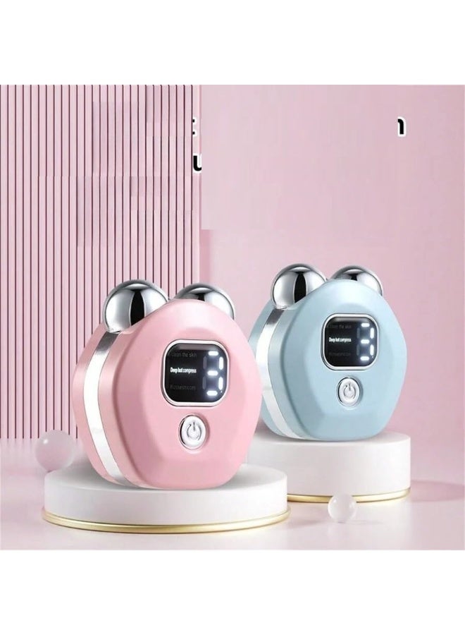 U-shaped microcurrent electric facial massager for skin tightening and double chin reduction - Image 4