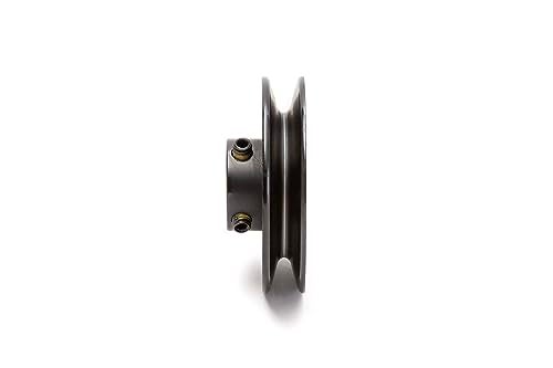 Phoenix Mfg. V-Groove Drive Pulley, 3.5'' Diameter, 22mm Bore, Steel - Image 3