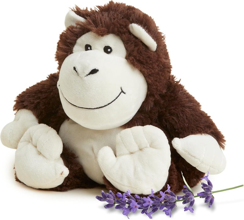 Warmies Microwavable & Weighted Stuffed Animal Monkey - Plush Toy for Comfort and Warmth - Image 1