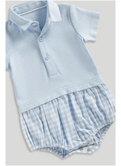 mothercare My First Blue Romper  - Image 2