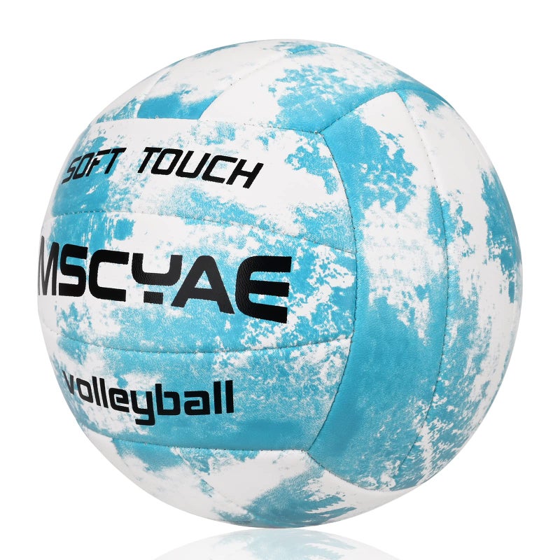 MSCYAE Volleyball Official Size 5,Soft Outdoor Volleyballs for Adults Elders,Beginners Training VolleybalI for Indoor Backyard Park Beach to Play Games(Best Gift) - Image 2
