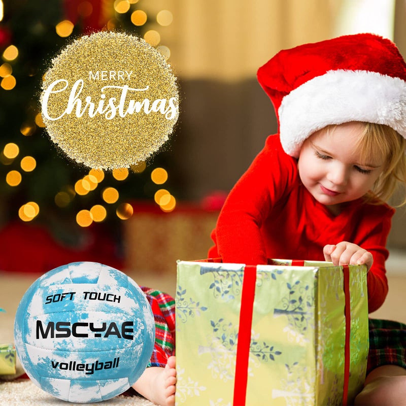 MSCYAE Volleyball Official Size 5,Soft Outdoor Volleyballs for Adults Elders,Beginners Training VolleybalI for Indoor Backyard Park Beach to Play Games(Best Gift) - Image 5