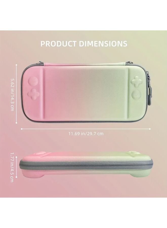 Blue Red Switch2 Protective Travel Case Hard Shell Carry Case for Console Accessories - Image 2