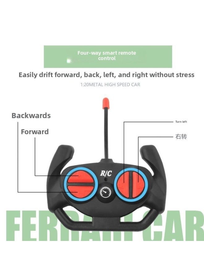 Remote Control Car Rechargeable High-Speed Electric Remote Control Car Drift Sports Car Four-Way Racing Kidsren's Boy Toy Car-Color:2024 Hot Racing-faramaca Green [gift Box]-Proportion:1 Package Special Charging Set + Remote Control [free Remote Control Battery]