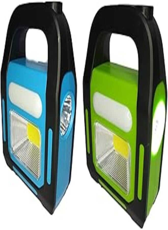 Generic Camping picnic solar charging flashlight green 